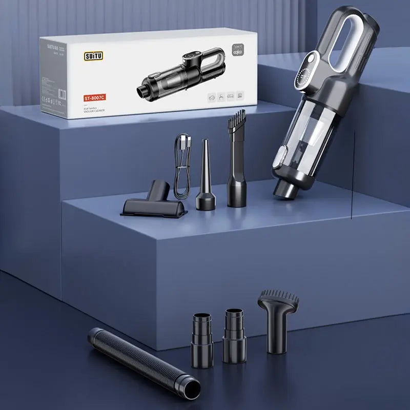 Cordless Car Vacuum Cleaner – Handheld Rechargeable Vacuum with Powerful Suction - TARHUS