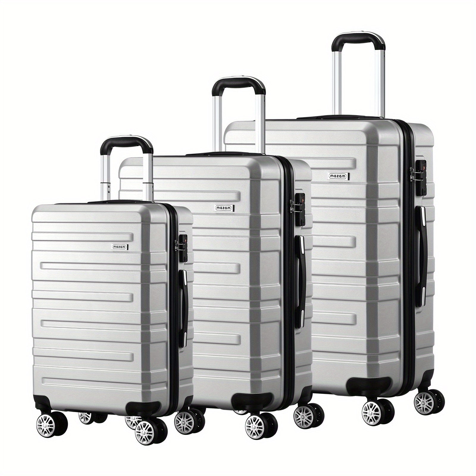 Mazam 3pcs Luggage Suitcase Trolley Set Travel PP Case TSA Lock Storage TARHUS