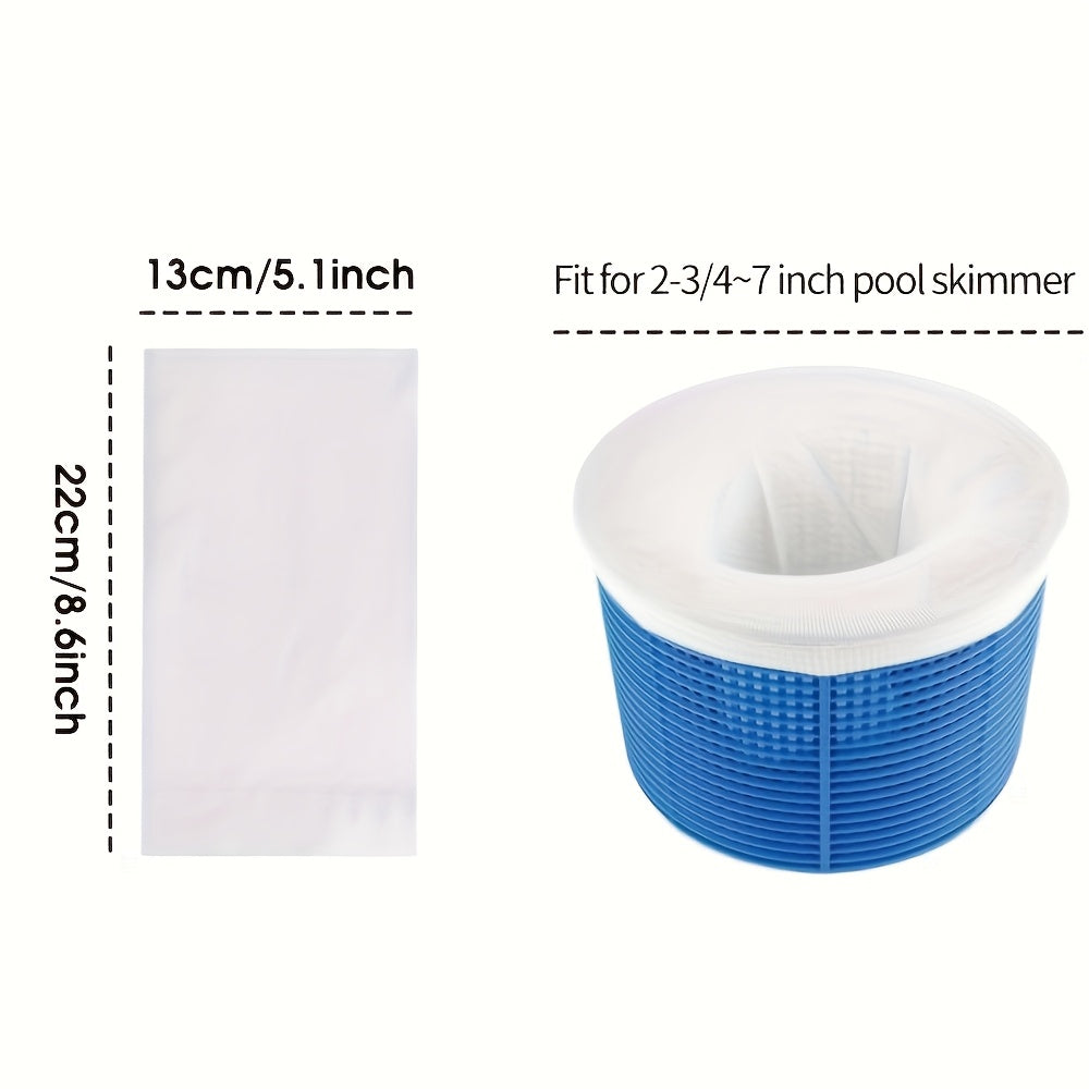 20PCS Pool Filter Bags | Fine Mesh Skimmer & Vacuum Liners for Cleaner Water TARHUS
