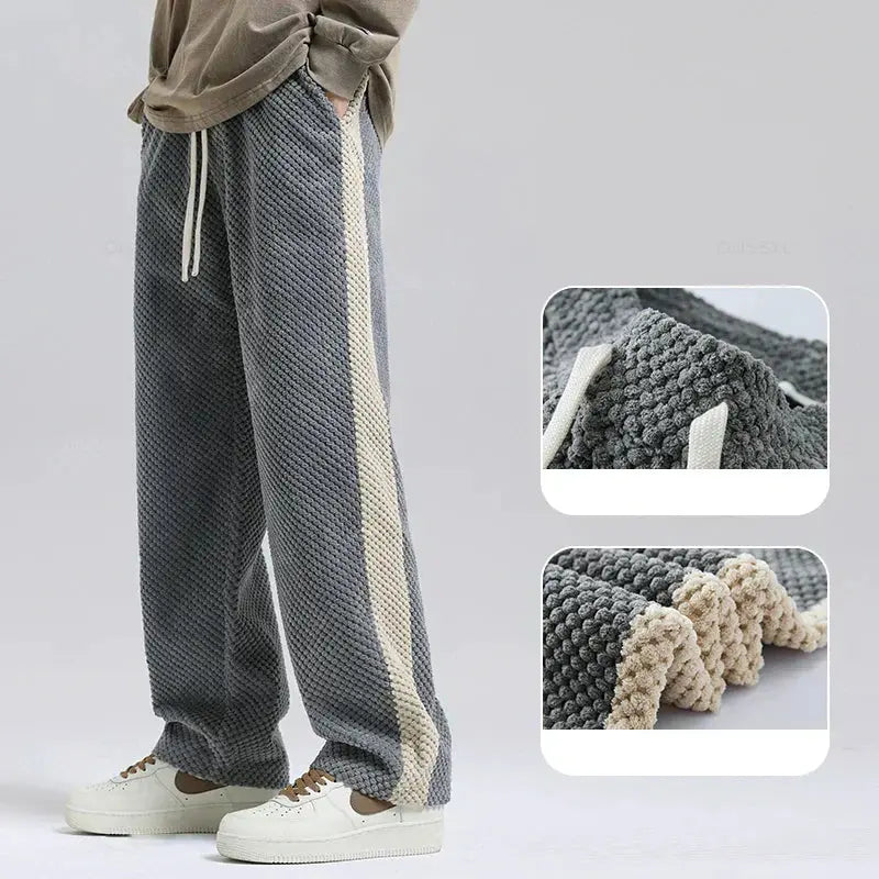 Ludovic - Hype embossed corduroy jogging pants - TARHUS