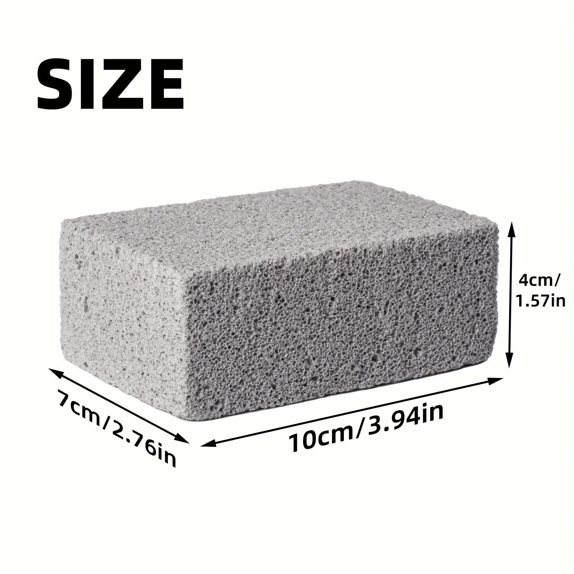 GrillMate | BBQ Grill Cleaning Brick – Pumice Stone for Outdoor Barbecue & Kitchen TARHUS Kitchen Accessories