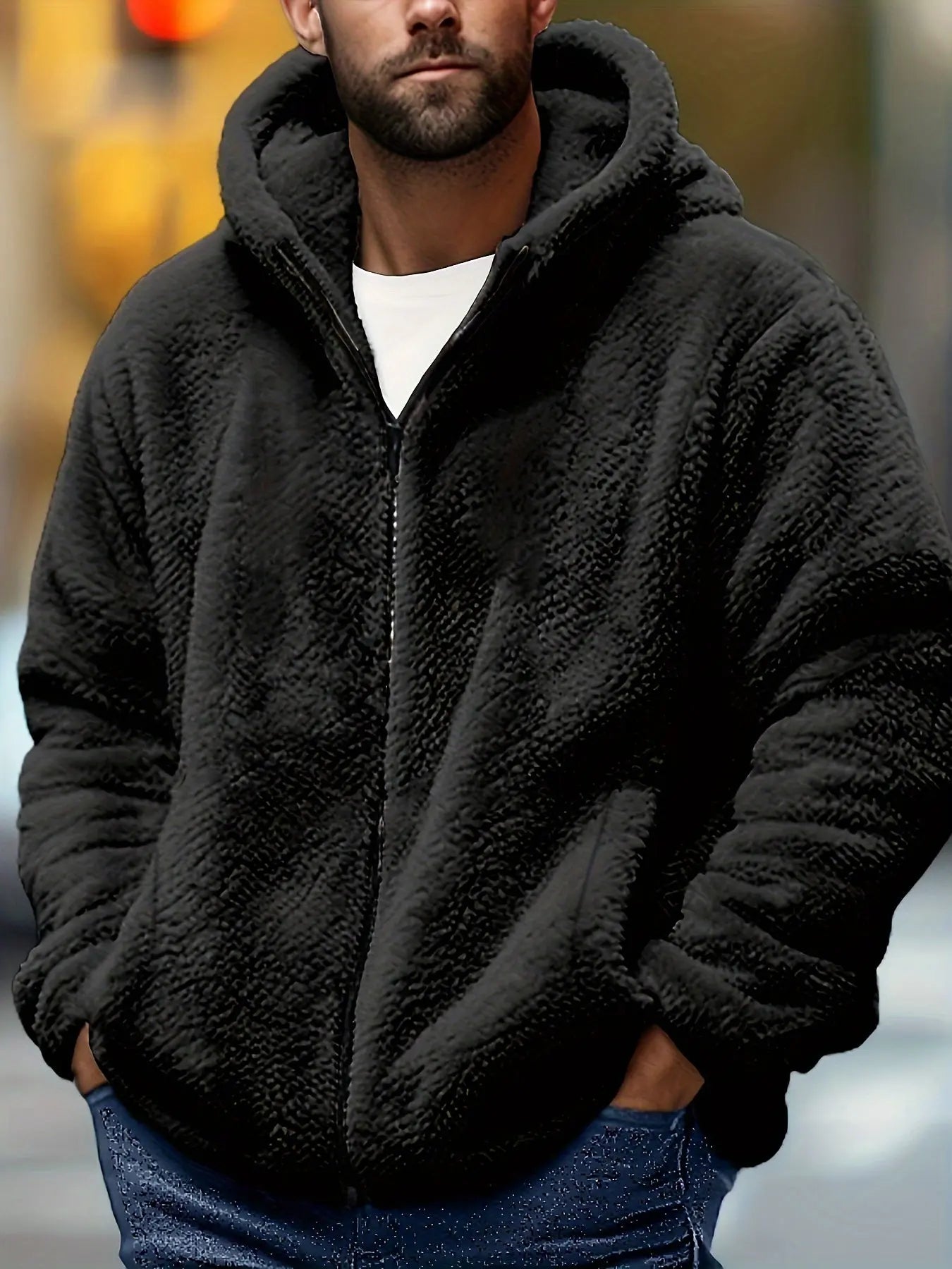 Martin | Men’s Plus Size Zip-Up Hooded Jacket - Casual Comfort Hoodie - TARHUS