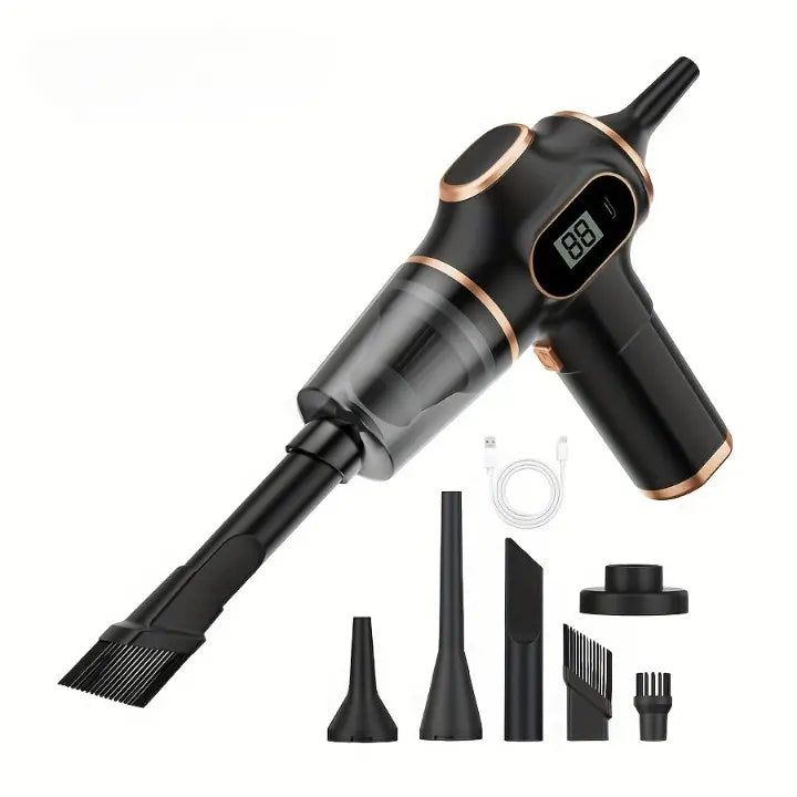 Cordless Handheld Vacuum – High Power, USB Rechargeable | Home & Car Use - TARHUS