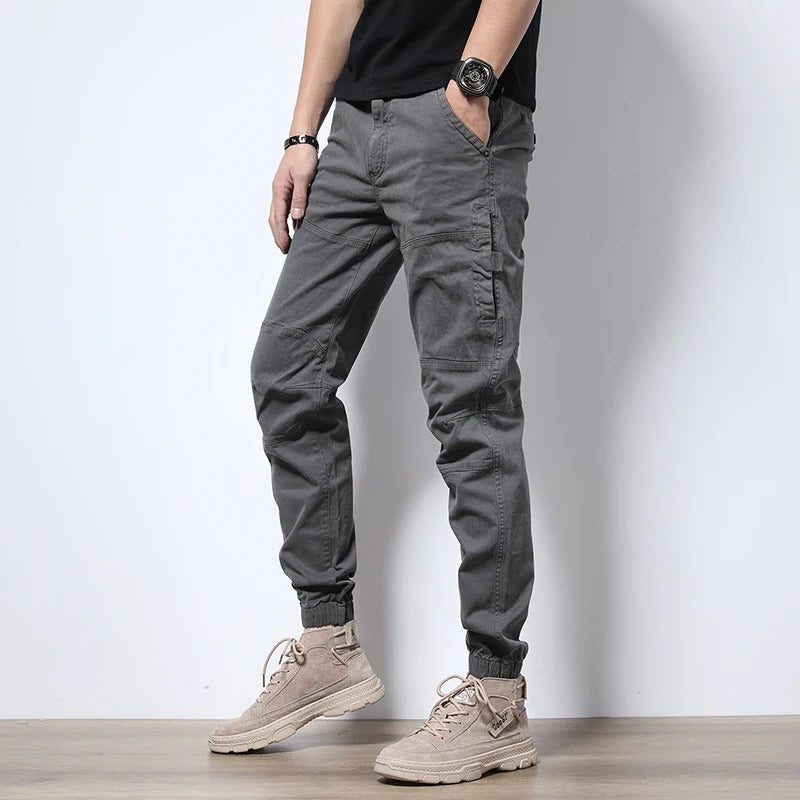 Men's Urban Cargo Joggers – Pants with Zipper Pockets for Work, Travel & Streetwear TARHUS