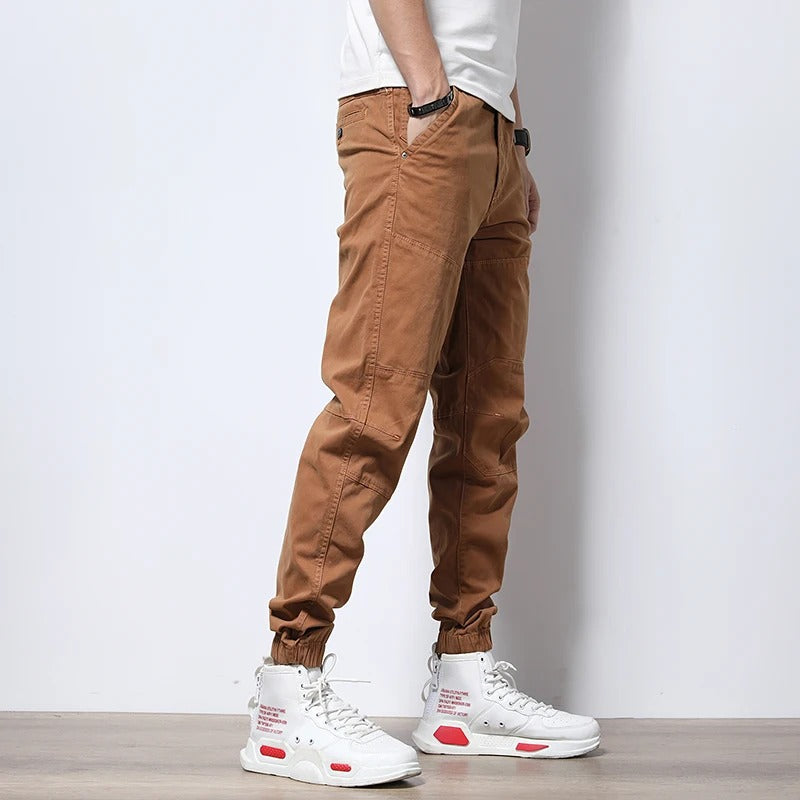 Men's Urban Cargo Joggers – Pants with Zipper Pockets for Work, Travel & Streetwear TARHUS