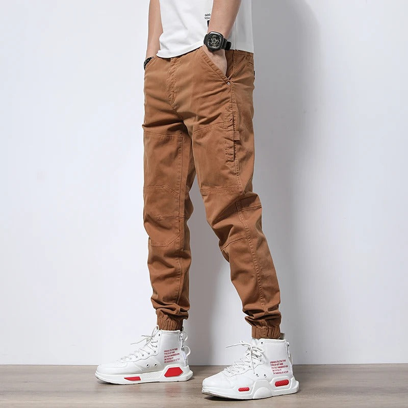 Men's Urban Cargo Joggers – Pants with Zipper Pockets for Work, Travel & Streetwear TARHUS