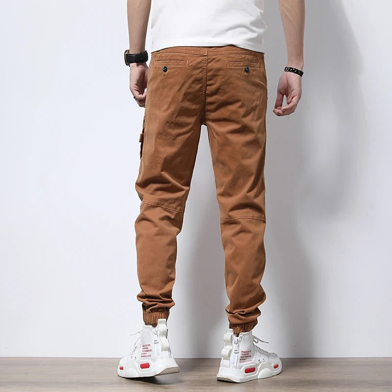 Men's Urban Cargo Joggers – Pants with Zipper Pockets for Work, Travel & Streetwear TARHUS