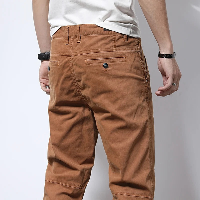 Men's Urban Cargo Joggers – Pants with Zipper Pockets for Work, Travel & Streetwear TARHUS