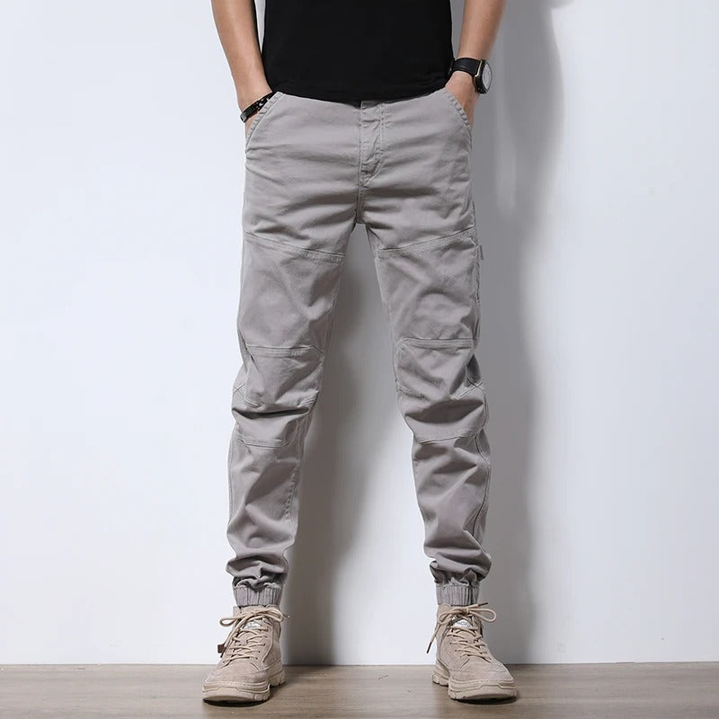 Men's Urban Cargo Joggers – Pants with Zipper Pockets for Work, Travel & Streetwear TARHUS