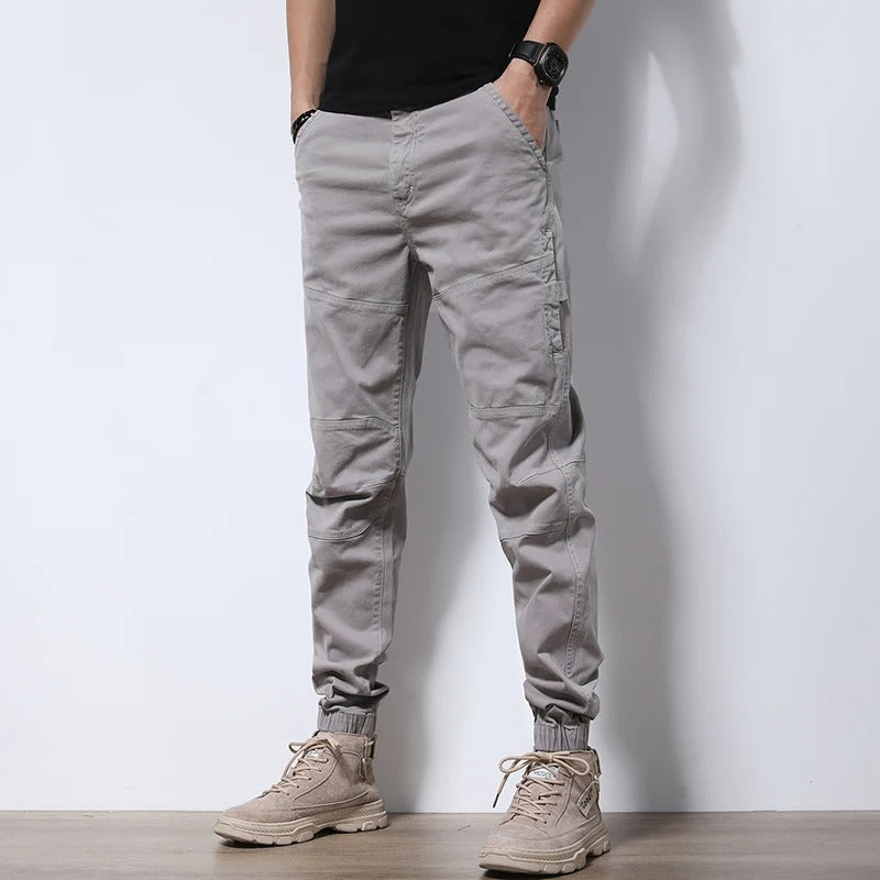 Men's Urban Cargo Joggers – Pants with Zipper Pockets for Work, Travel & Streetwear TARHUS