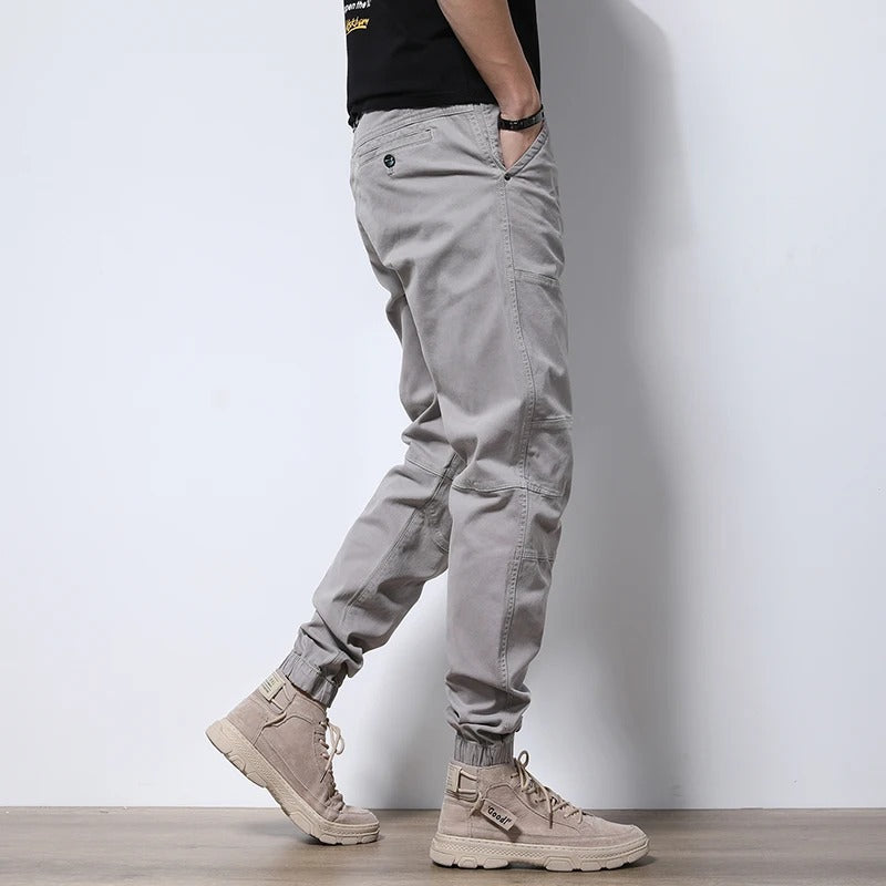 Men's Urban Cargo Joggers – Pants with Zipper Pockets for Work, Travel & Streetwear TARHUS