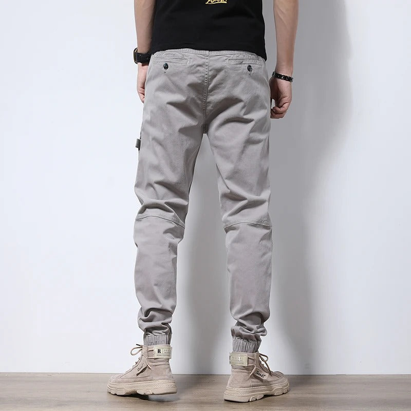Men's Urban Cargo Joggers – Pants with Zipper Pockets for Work, Travel & Streetwear TARHUS