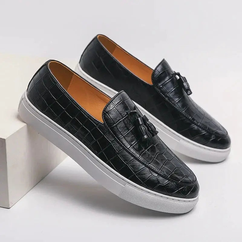 Ardito - Embossed Leather Loafer TARHUS New Arrivals