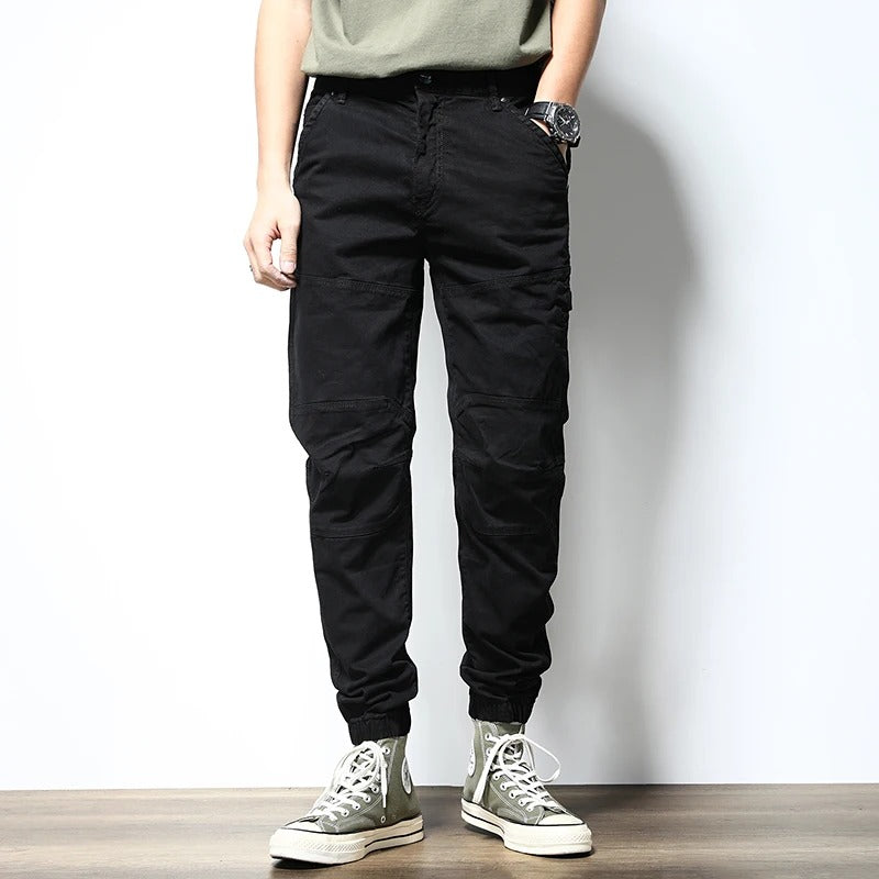 Men's Urban Cargo Joggers – Pants with Zipper Pockets for Work, Travel & Streetwear TARHUS
