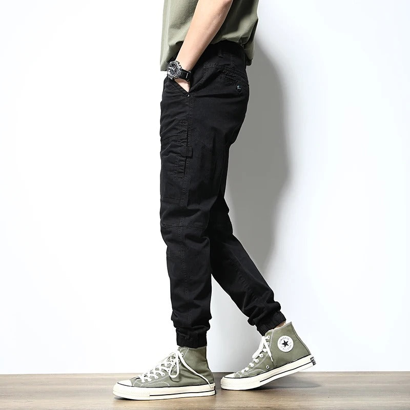 Men's Urban Cargo Joggers – Pants with Zipper Pockets for Work, Travel & Streetwear TARHUS