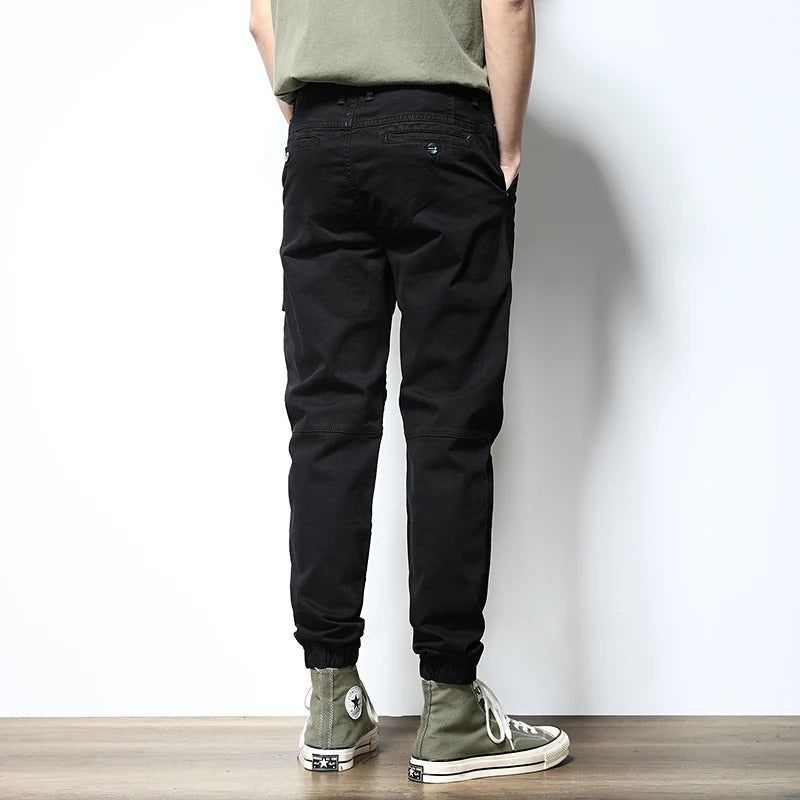Men's Urban Cargo Joggers – Pants with Zipper Pockets for Work, Travel & Streetwear TARHUS