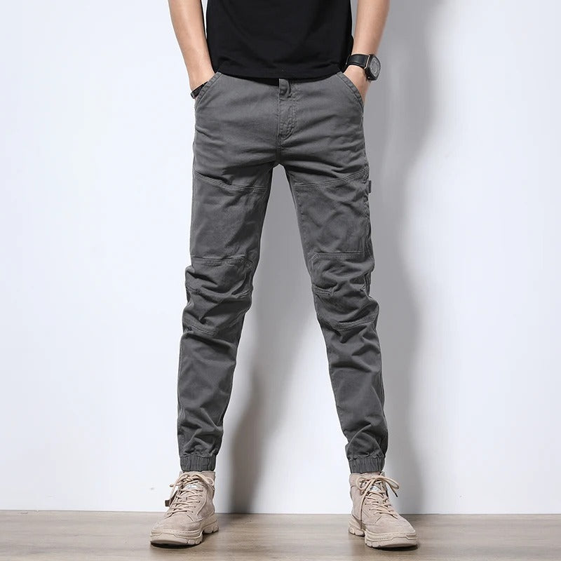 Men's Urban Cargo Joggers – Pants with Zipper Pockets for Work, Travel & Streetwear TARHUS