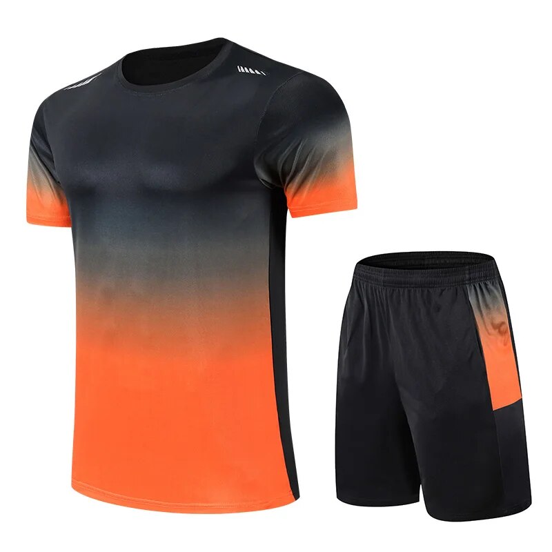 Mick | Men’s Sportswear Set – Gradient Print Activewear for Comfort & Styl TARHUS Men Set