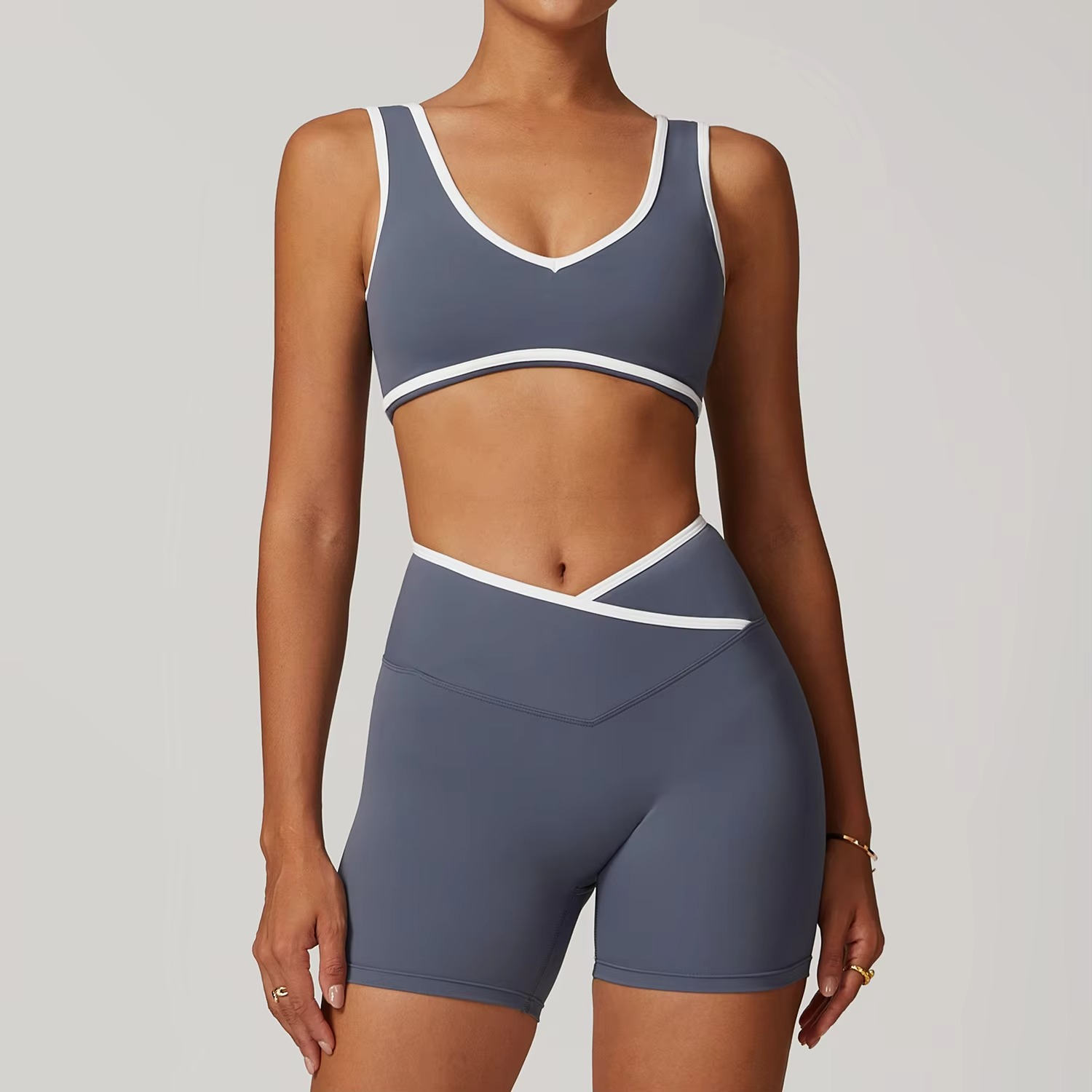 Wendy | Pilates Set Featuring Push Up Bra and High Waist Leggings - TARHUS