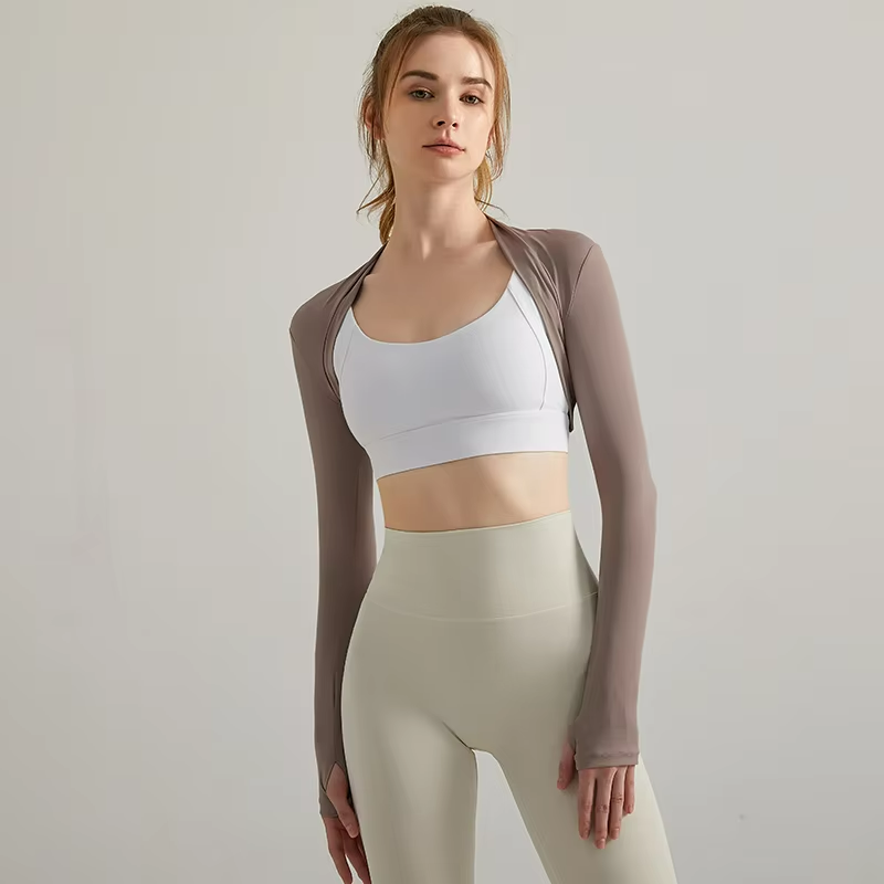 Alexa | Gracious Arm Sleeves with Cuff Gloves for Pilates TARHUS Pilates Top