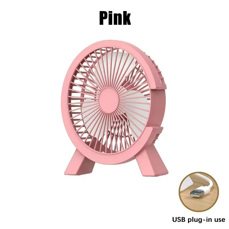 Brisair | Mini Cooling Fan – Portable USB Desk Fan with Quiet Airflow & Elegant Design