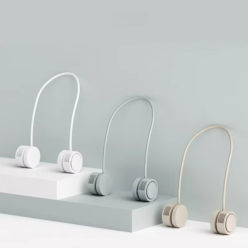 Aureo | Mini Neck Fan – USB Rechargeable Foldable Cooling with 3 Speeds & Aromatherapy TARHUS Air cooler