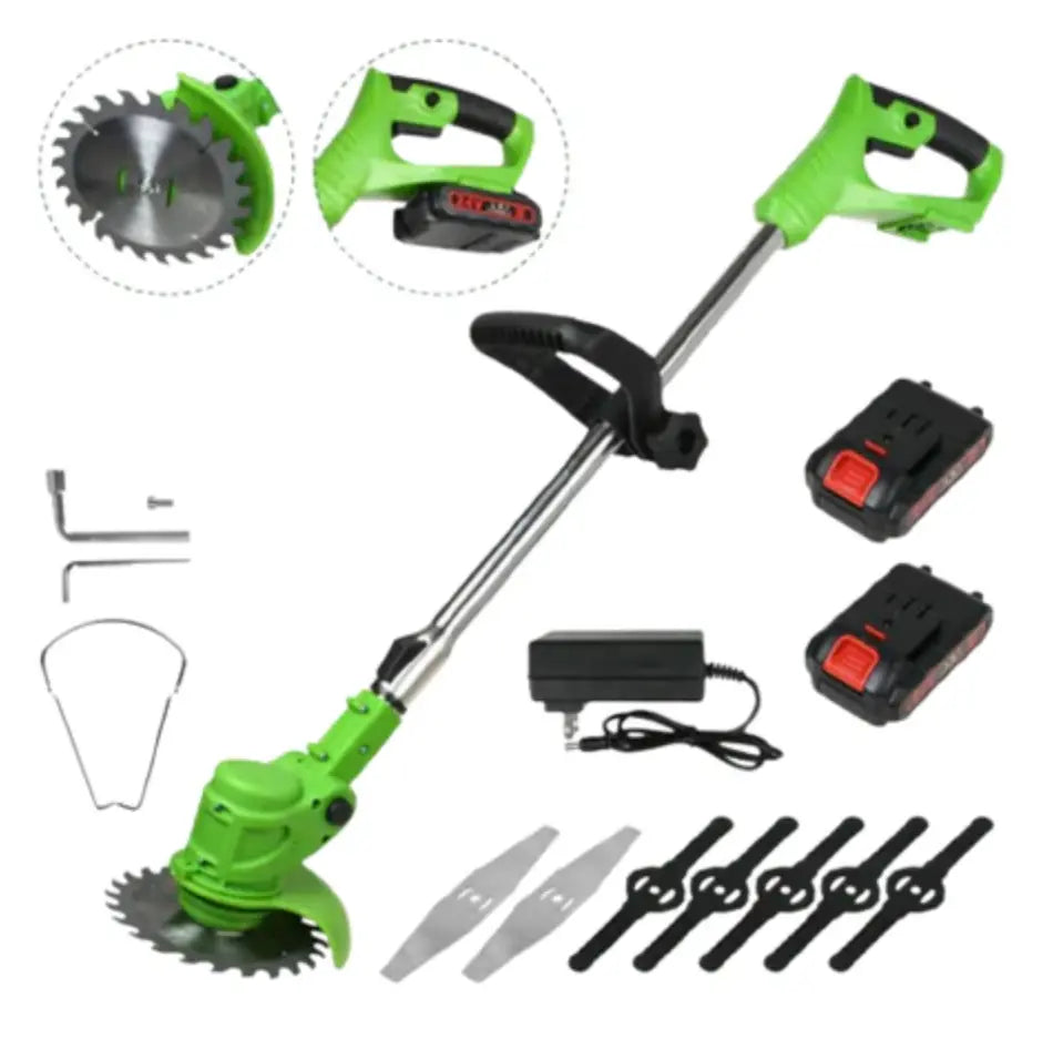 Cordless Electric Weed Eater – Powerful Battery-Powered Grass Trimmer with Adjustable Shaft & Lightweight Design - TARHUS