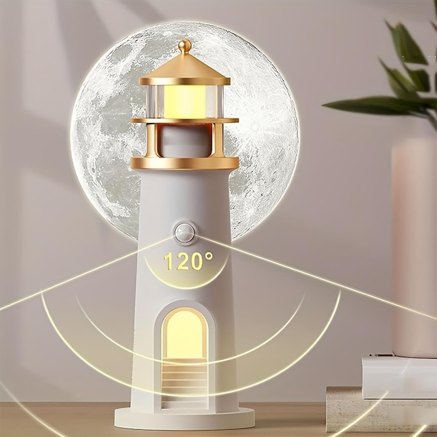 Lighthaus | Moonlight Projection Lamp – Bluetooth, Motion Sensor & Remote Control TARHUS