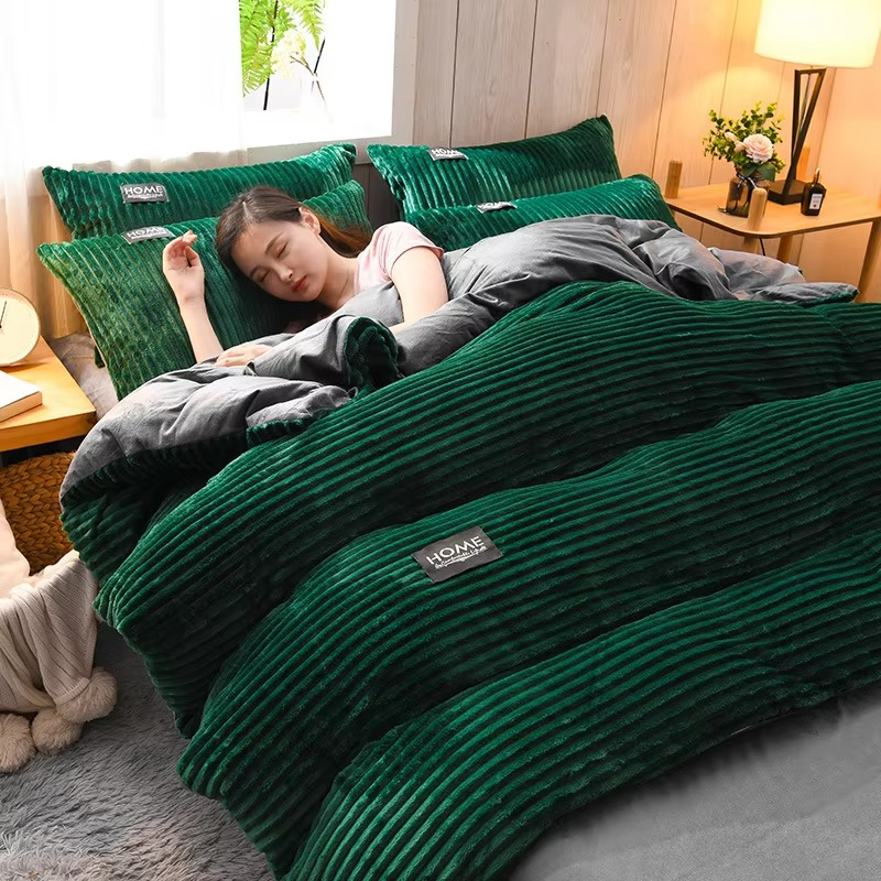 Velvet Fleece Blanket Cover for Ultimate Comfort – Soft, Warm, and Cozy Bedding Solution TARHUS Bedding