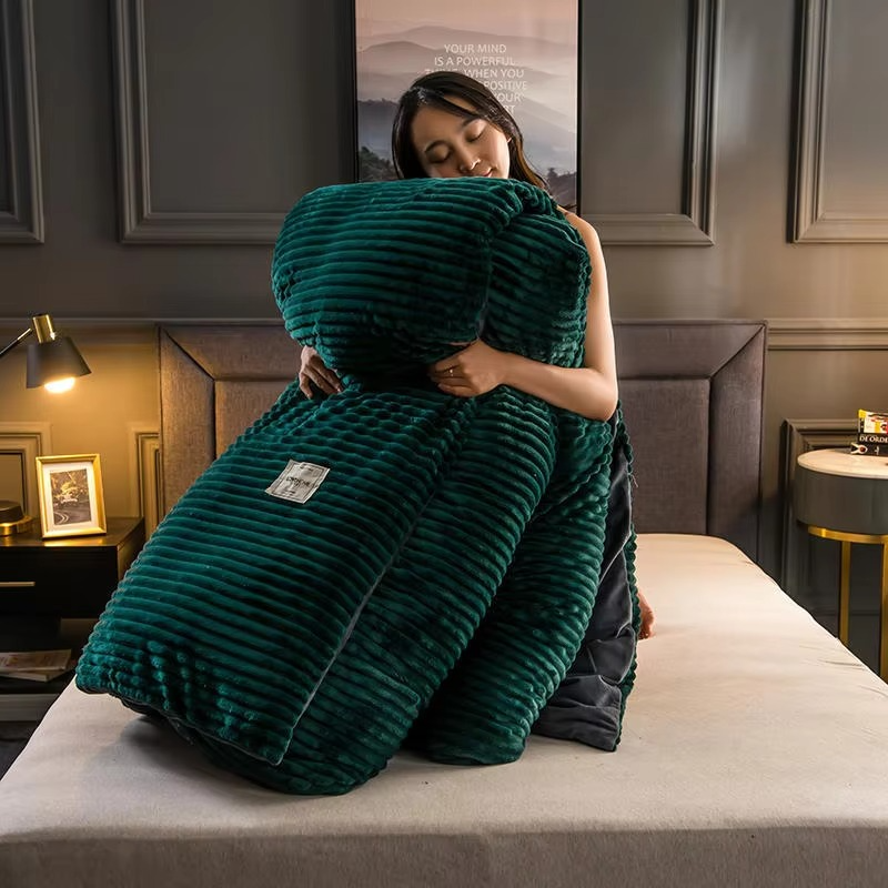 Velvet Fleece Blanket Cover for Ultimate Comfort – Soft, Warm, and Cozy Bedding Solution TARHUS Bedding