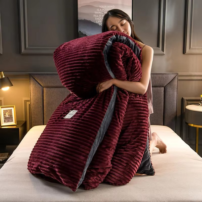 Velvet Fleece Blanket Cover for Ultimate Comfort – Soft, Warm, and Cozy Bedding Solution TARHUS Bedding
