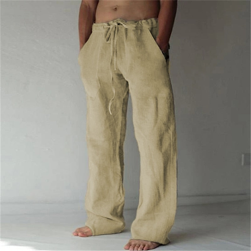 Wilhelm | Men’s Linen Pants – Casual Summer Trousers with Breathable Comfort TARHUS