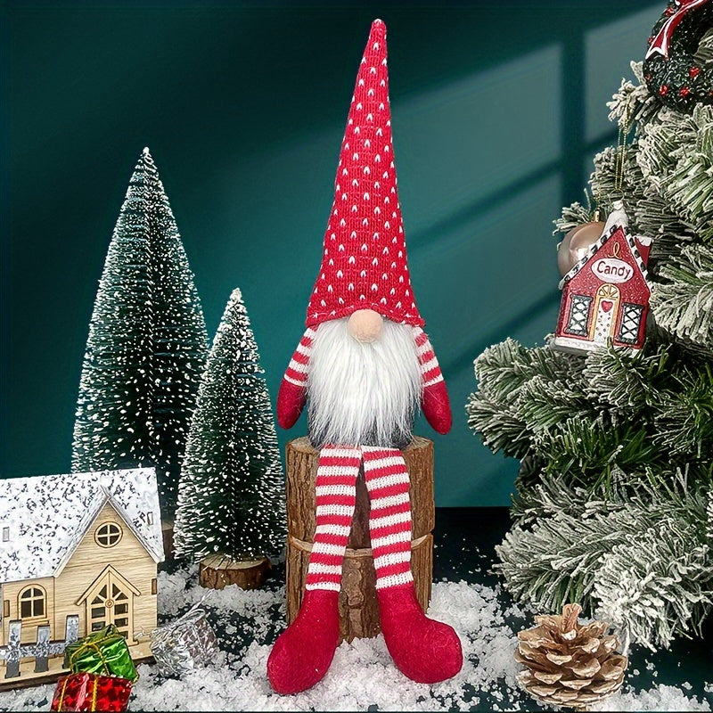 Festive Christmas Gnome Decoration – Whimsical Holiday Dwarfs for Cozy Winter Charm TARHUS