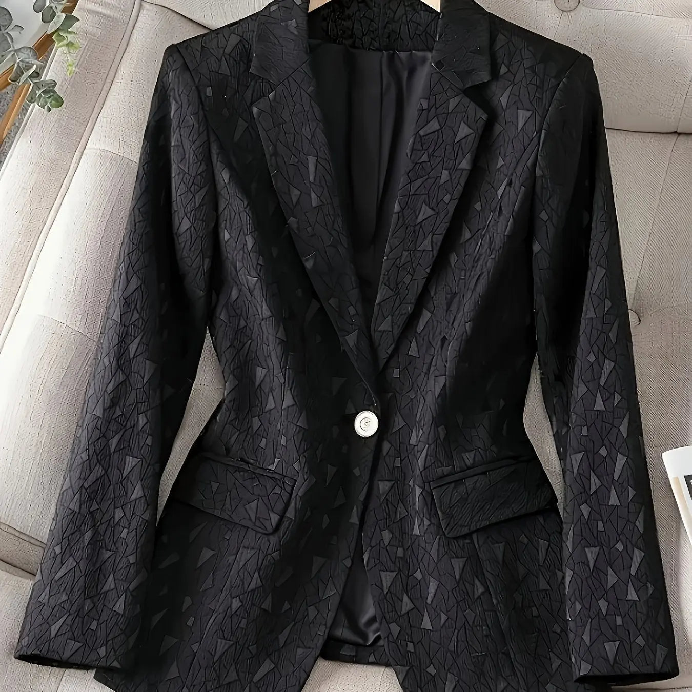 Lina - Elegant Single-Breasted Blazer - TARHUS