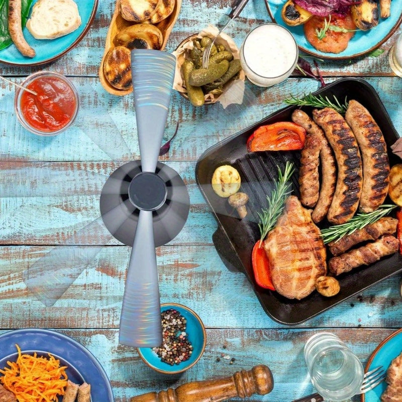 2-Pack Portable Fly Repellent Fans – Battery-Operated Tabletop Fans TARHUS Kitchen