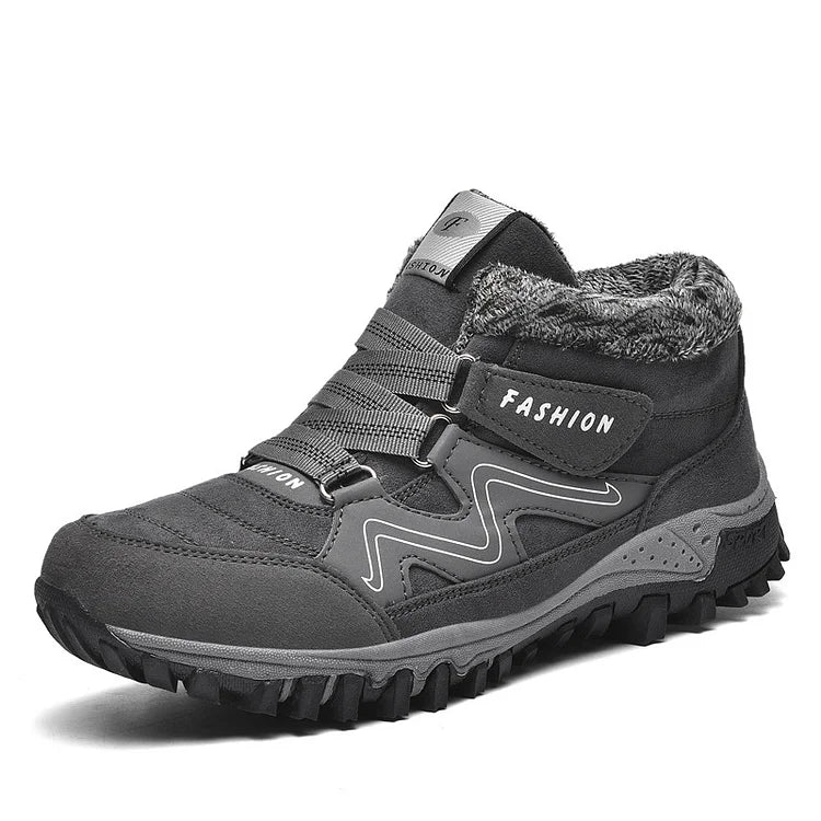 Orthopedic Shoes Men Anti-collision Hiking Ankle Sneakers Suede Outdoor