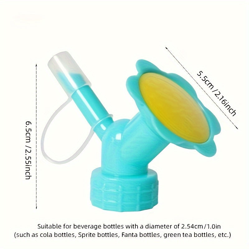 Dual-Use Watering Bottle Nozzle – Fits Standard Soda Bottles, Versatile Spray Head TARHUS Garden