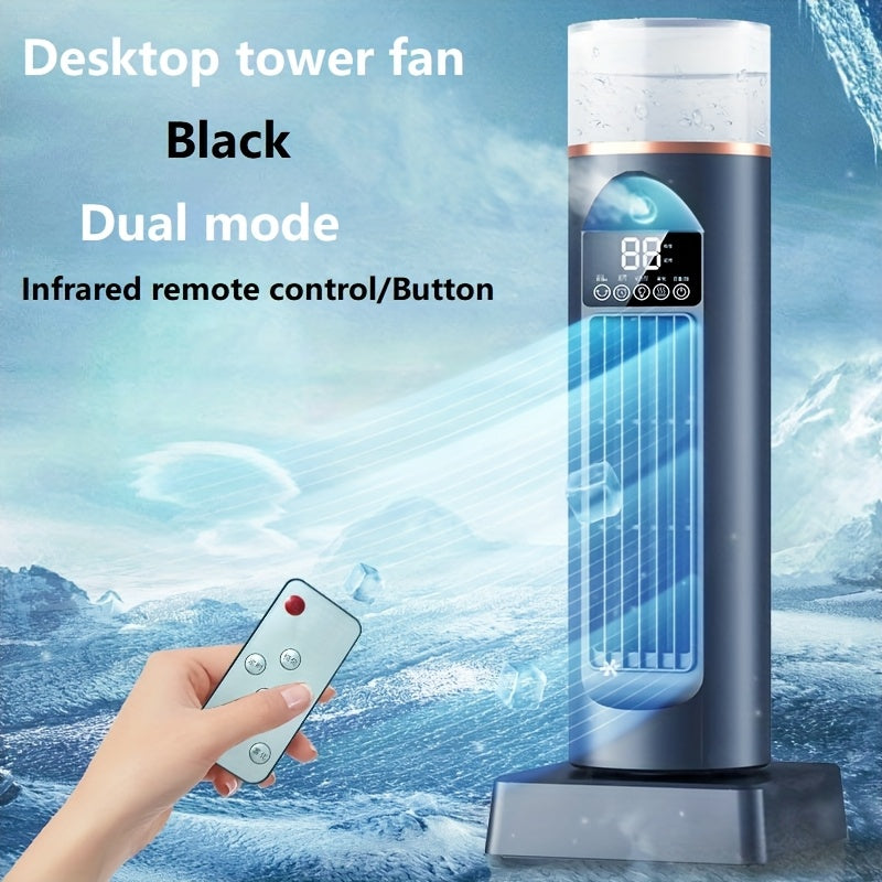6-Speed Tower Fan with Humidifier & Ambient Light - Cooling Fan with Remote TARHUS