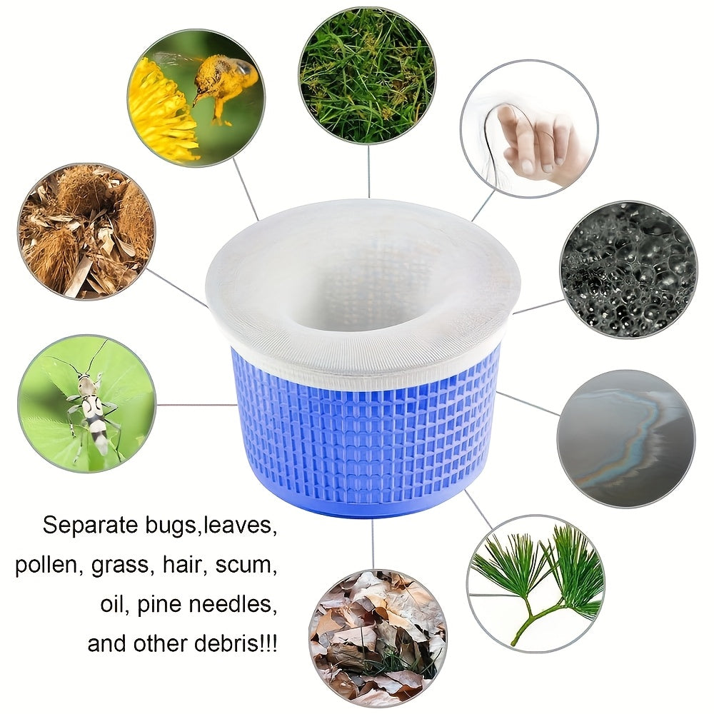 20PCS Pool Filter Bags | Fine Mesh Skimmer & Vacuum Liners for Cleaner Water TARHUS