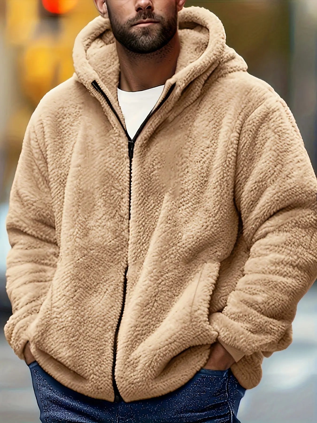 Martin | Men’s Plus Size Zip-Up Hooded Jacket - Casual Comfort Hoodie - TARHUS