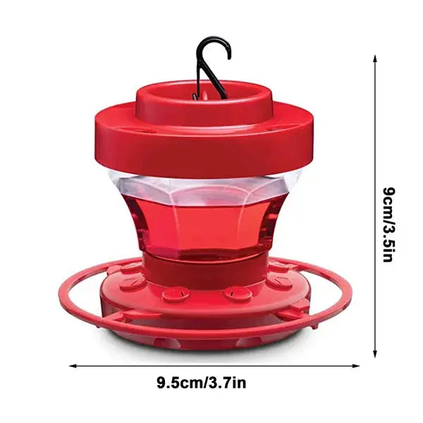 Bee-Proof Hanging Hummingbird Feeder with Perch – Leak-Free Design, Ant Guard, Easy-Clean Reservoir - TARHUS