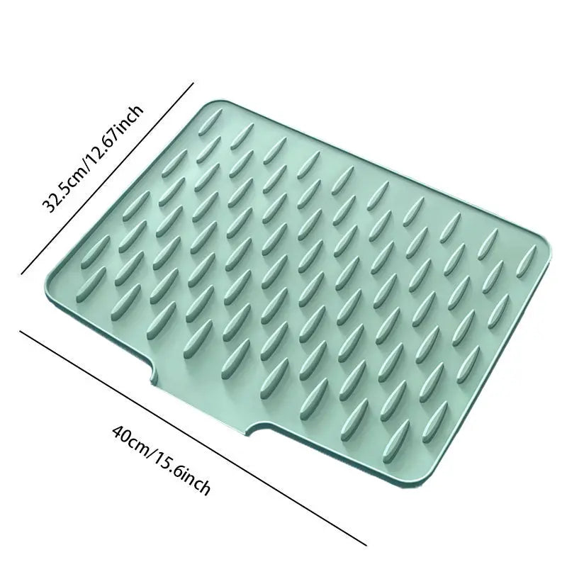 Sloped Silicone Draining Mat – Heat-Proof & Non-Slip - TARHUS