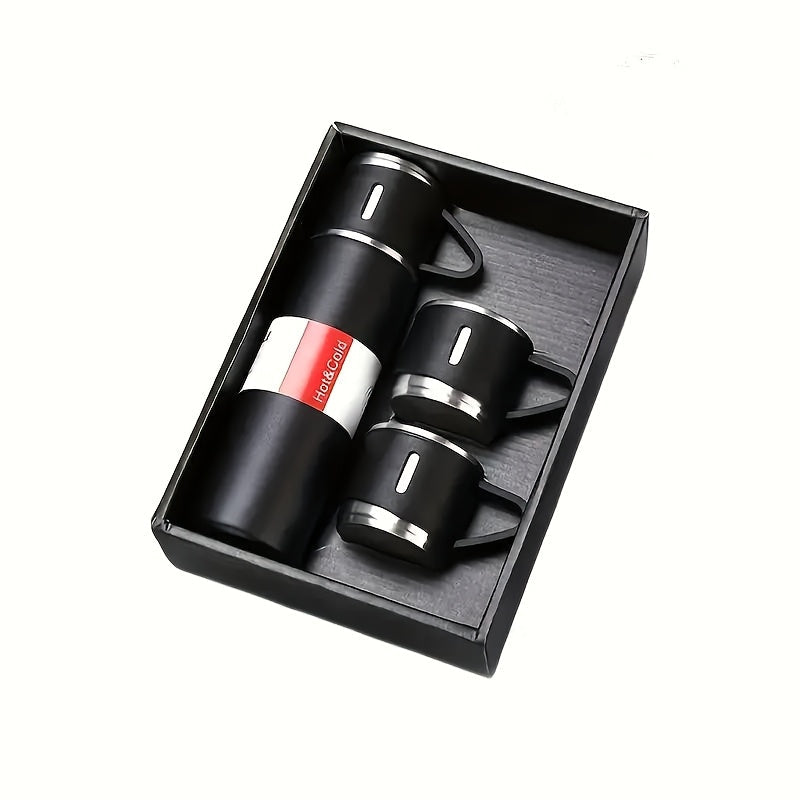 BrewMate | 500ml Stainless Steel Thermal Mug – Vacuum Insulated with Cup TARHUS Kitchen Accessories