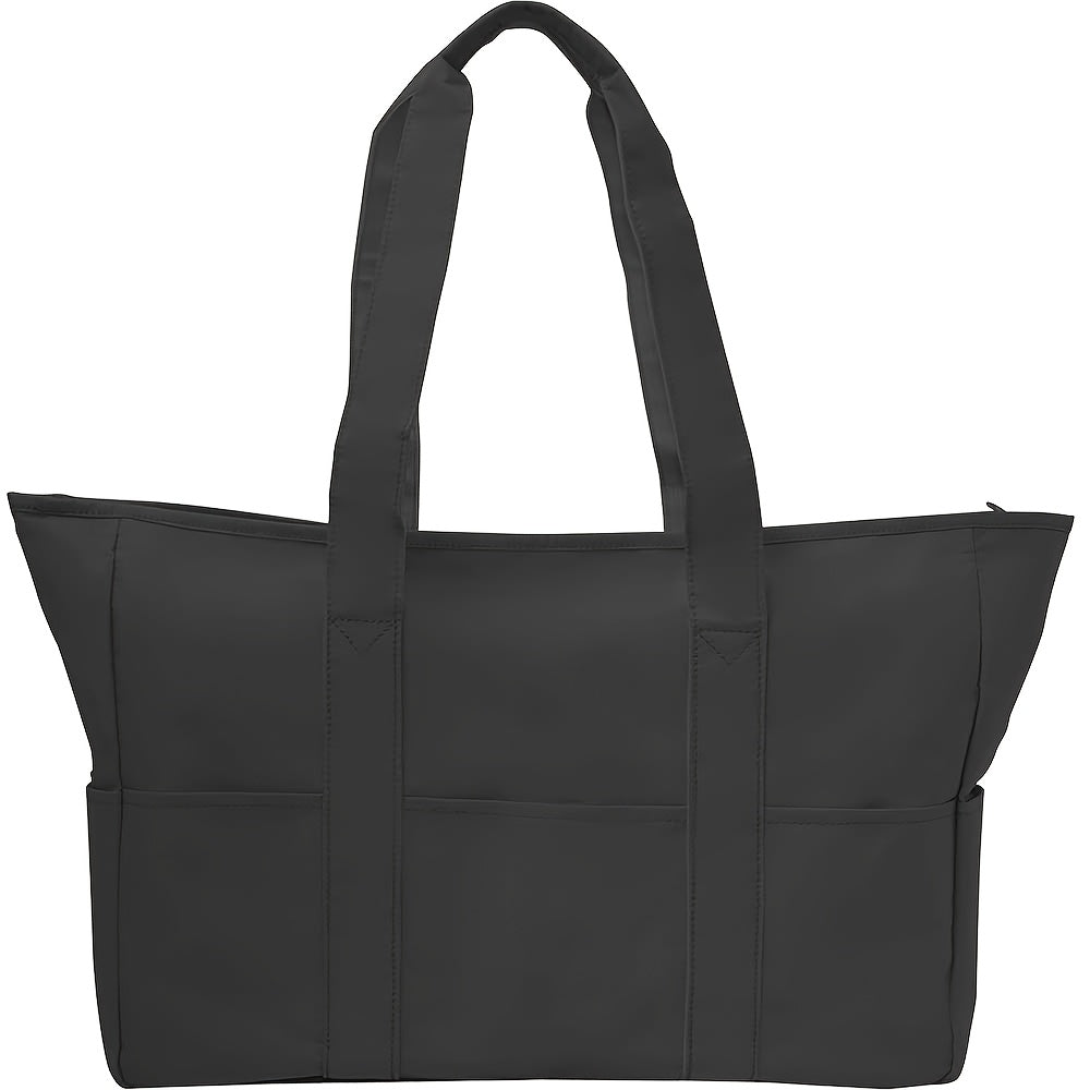 1pc Beach Bags for Women Tote Bag, Large Beach Bag with Zipper for Gym Travel Vocation, Floral tote bag TARHUS