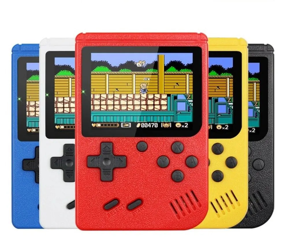 Retro Handheld Game Console – Portable Gaming Device with 400+ Classic Games | Rechargeable & Travel-Friendly - TARHUS