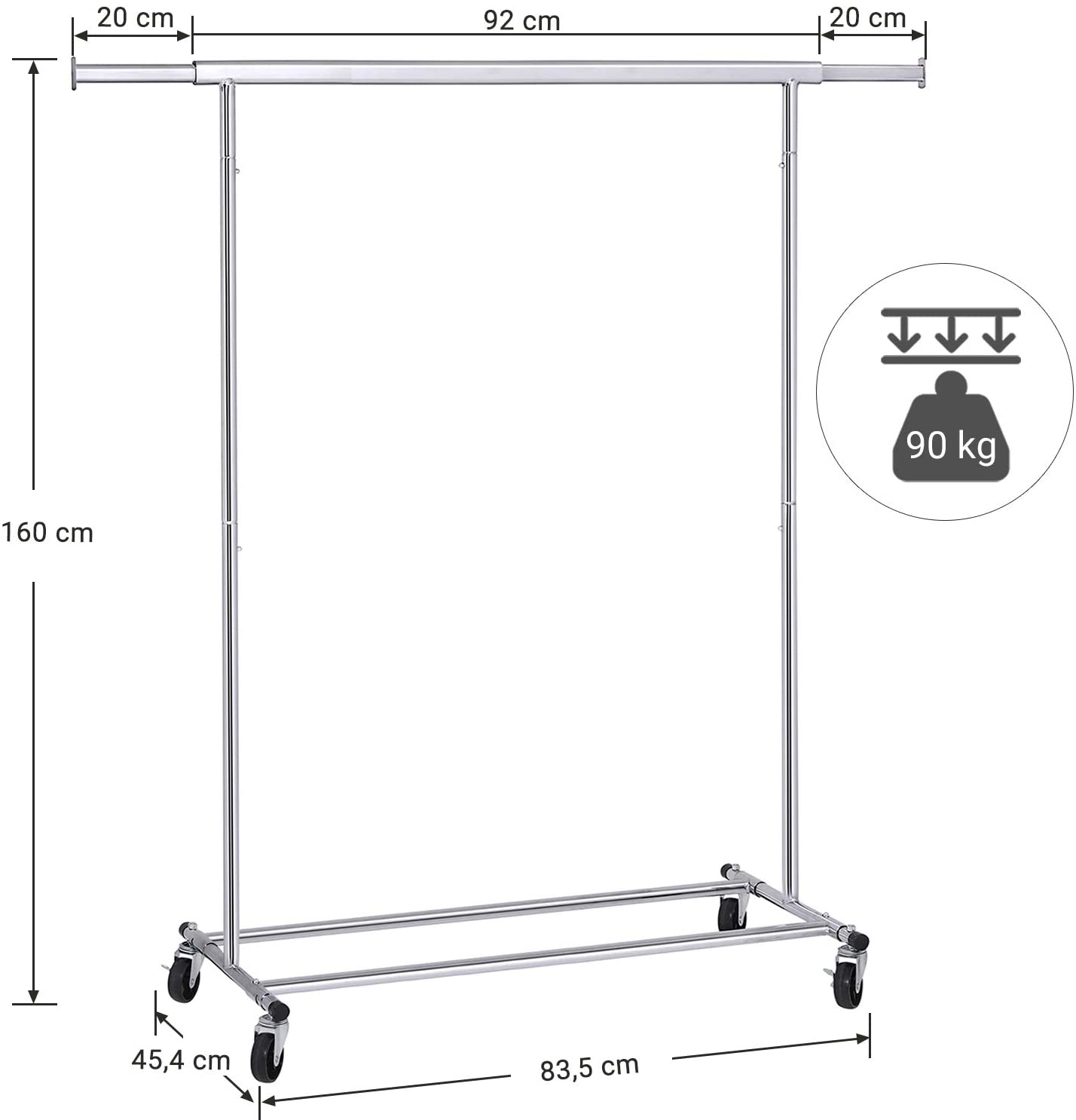 Heavy Duty Metal Garment Rack - TARHUS