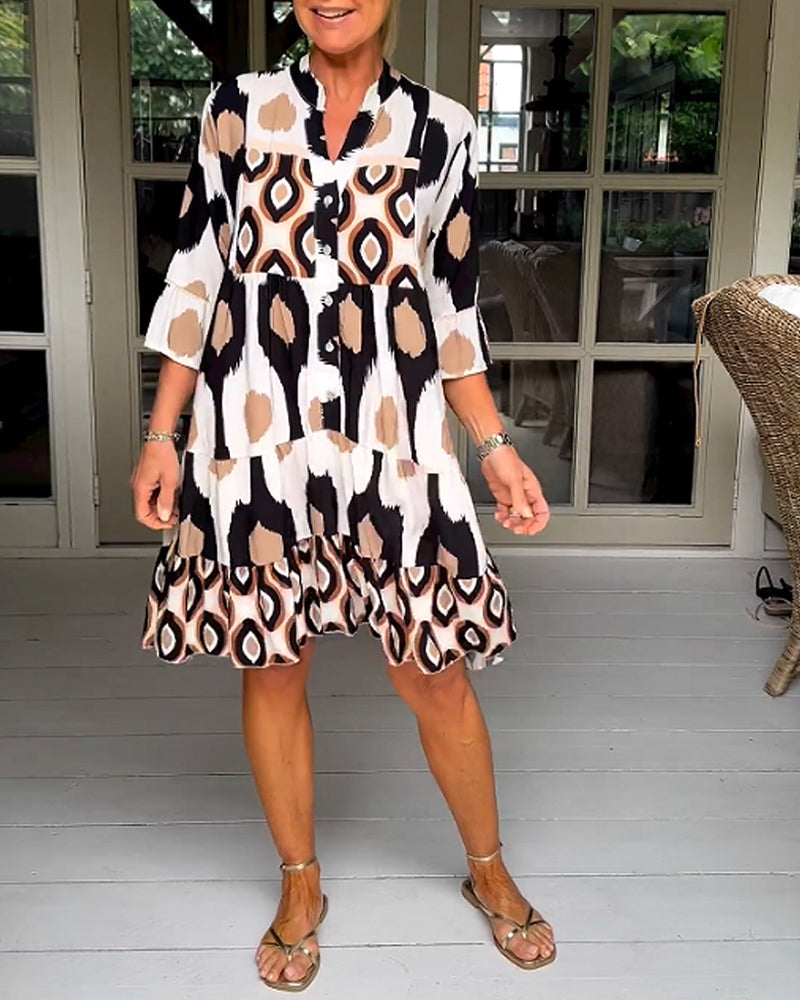 Alessandra | Printed dress