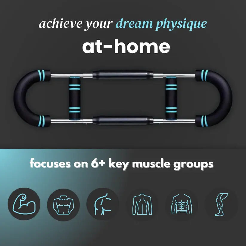 Compact Resistance Trainer β Full-Body Home Workout Device - TARHUS