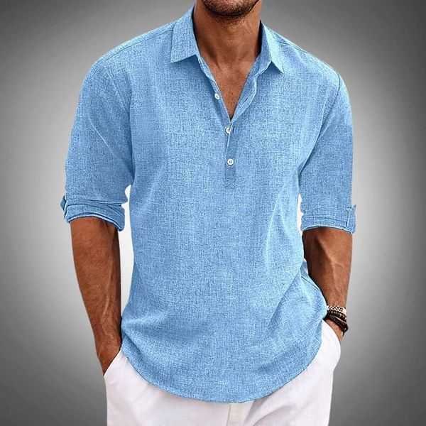 Tobias | Men’s Linen Polo Shirt – 100% Linen, Breathable, Stylish & Casual TARHUS Polo Shirt