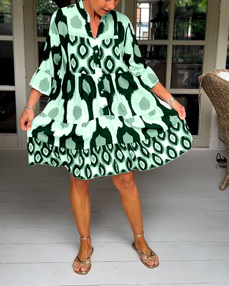 Alessandra | Printed dress